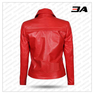 Red Leather Jacket for sale