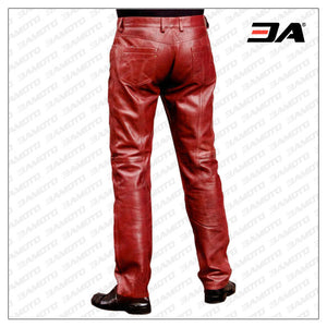 CHEAP LEATHER PANT FOR MEN