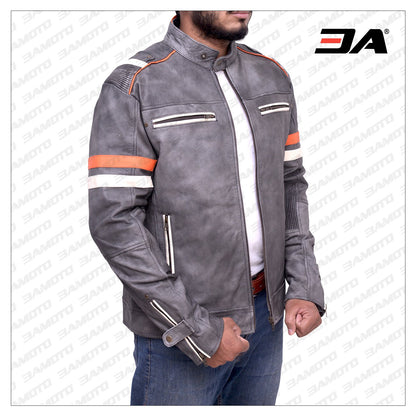 Retro Biker Leather Jacket