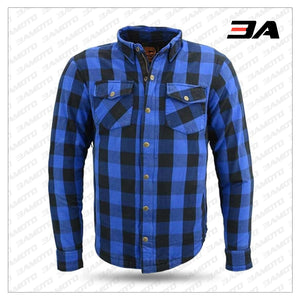 FLANNEL MOTORCYCLE ARMORED SHIRT