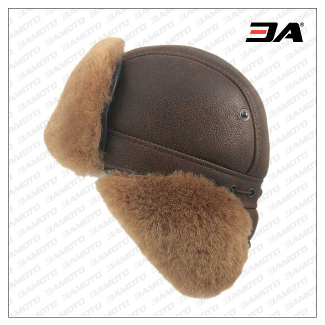 B3 Bomber Sheepskin Hat