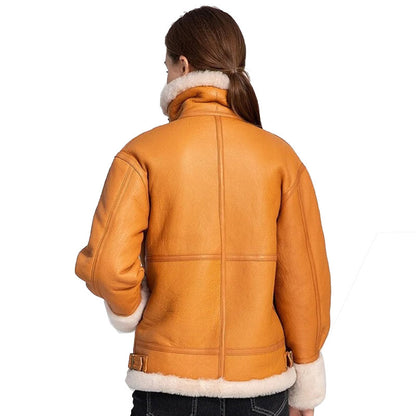 Genuine Sheepskin Leather Jacket