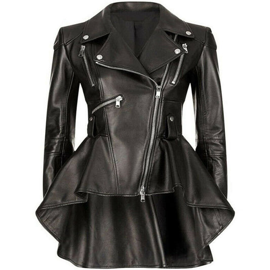 Genuine Umbrella Academy Allison Hargreves Women Motorcycle Biker Leather Jacket - 3amoto shop