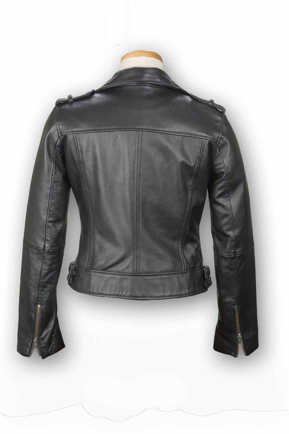 Austin Men's 100 % Real Blue Black Leather Jacket