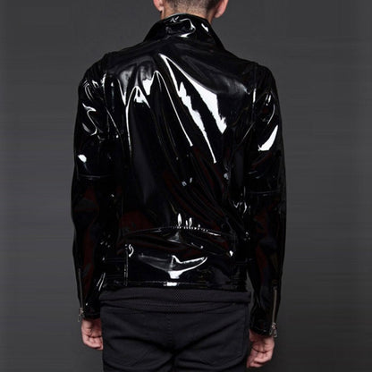 Gothic Moto Vinyl PVC Jacket