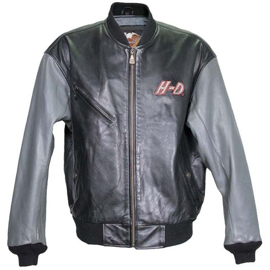 Harley Davidson Bomber Leather Jacket - 3amoto shop