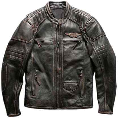 Harley Davidson Passion Velocity Leather Jacket Front