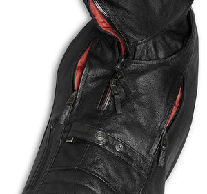 Harley Davidson Womens Vanocker Leather Riding Jacket