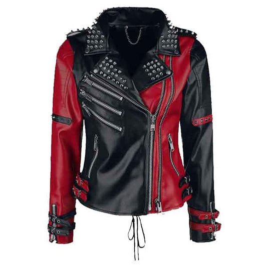 Harley Quinn Heartless Asylum Leather Jacket - Fashion Leather Jackets USA - 3AMOTO