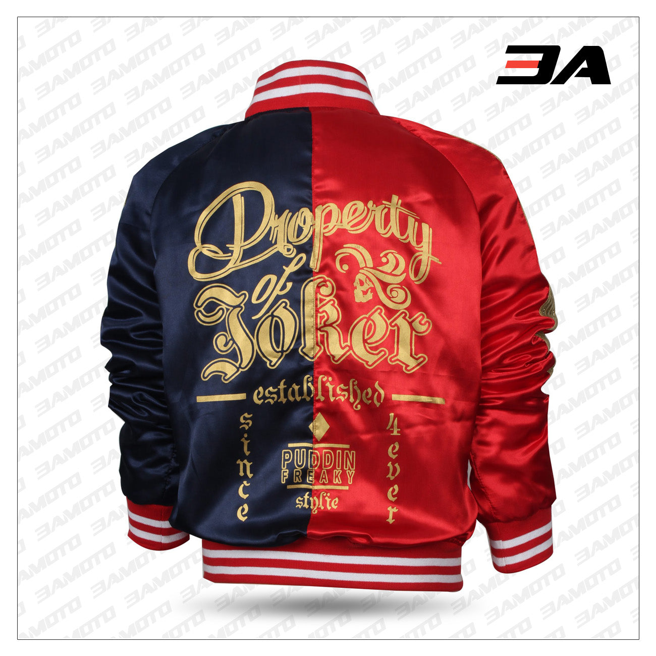 Harley Quinn Jacket Bomber Cosplay Costume