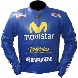 Honda Repsol Cx Cowhide Motorbike Leather Jacket