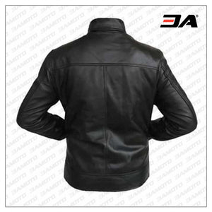 black leather jacket mens