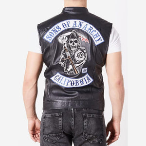 Jax Teller Charlie Hunnam SOA Sons of Anarchy Leather Vest