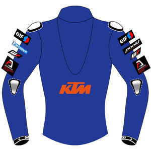 Ktm Tech 3 Racing Motogp Leather Biker Jacket Back