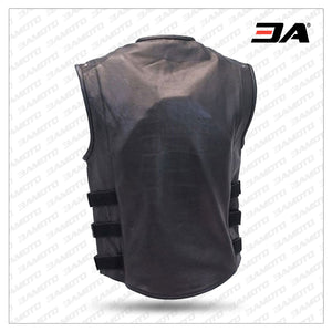 motorcycle leather vest for sale