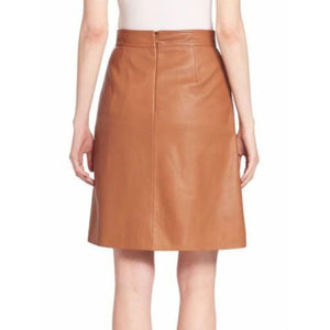LambSkin Leather Skirt