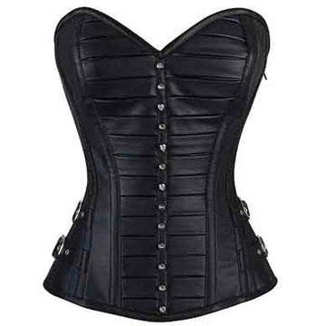 Buy Leather Corset - Women Gothic Underbust Victorian Corsets