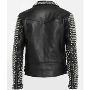 Leather Jacket with Spikes