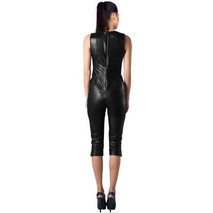 Large V Neckline Jumpsuit Styled For Women