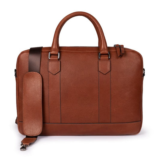 Leather Laptop Bag - Leather Briefcase Bag - 3amoto shop