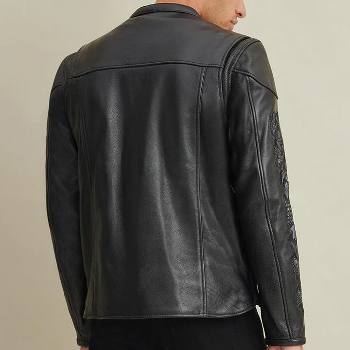 Leather Riding Jacket - Buy Genuine Leather Racer Jacket