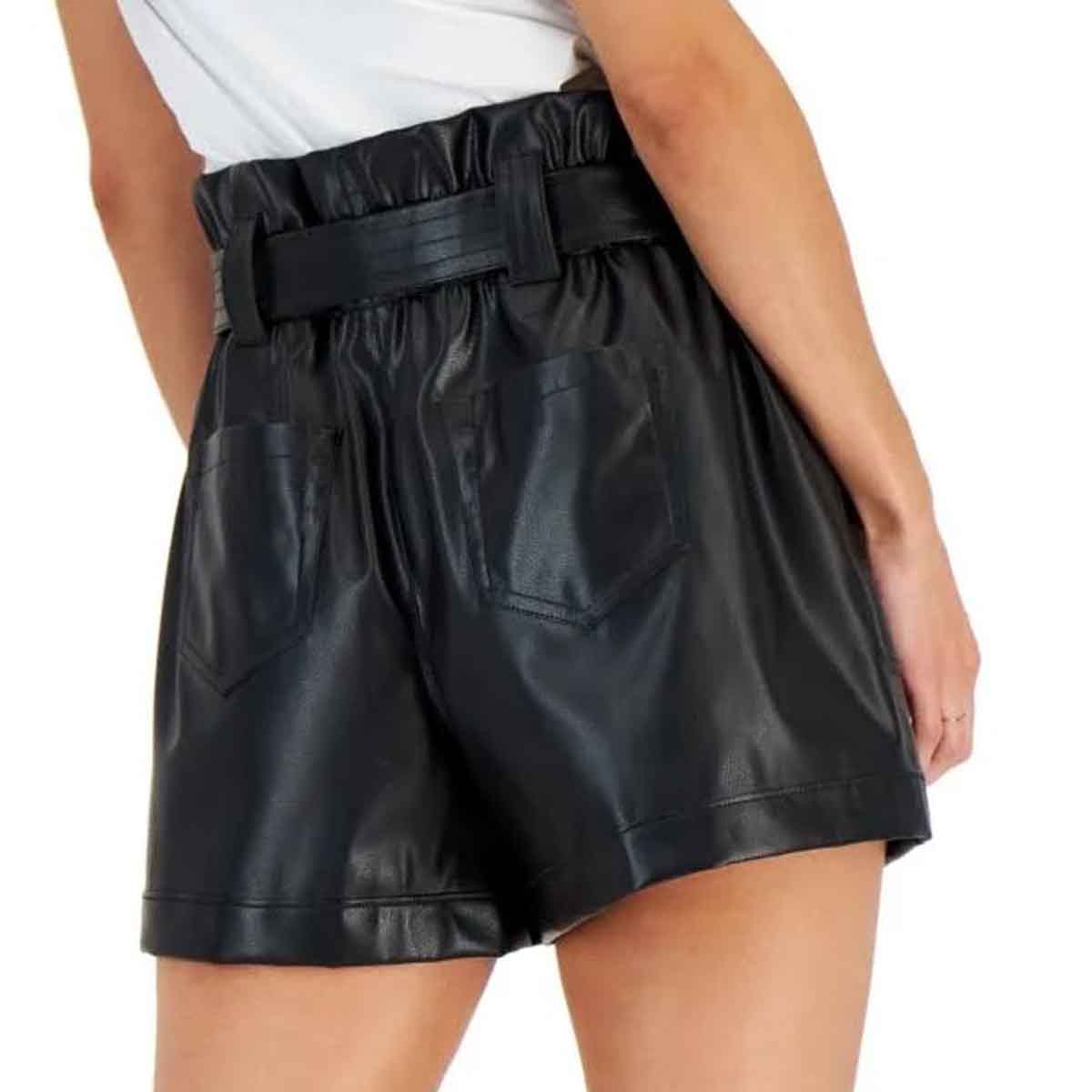 Leather Shorts Women