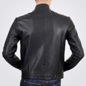 Leather Studded Jacket for Men
