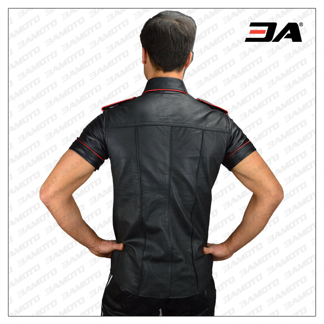 Leather Shirt for Men