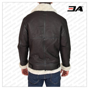 Men B3 Bomber Leather Jacket