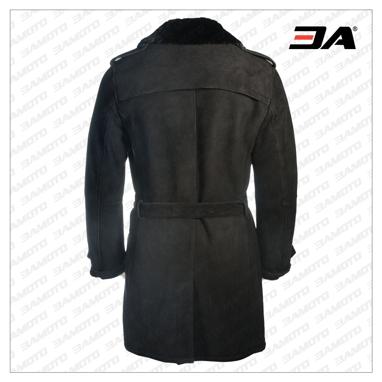 Men Black Trench Coat