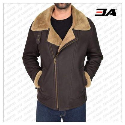 Men Brown Bomber Jacket