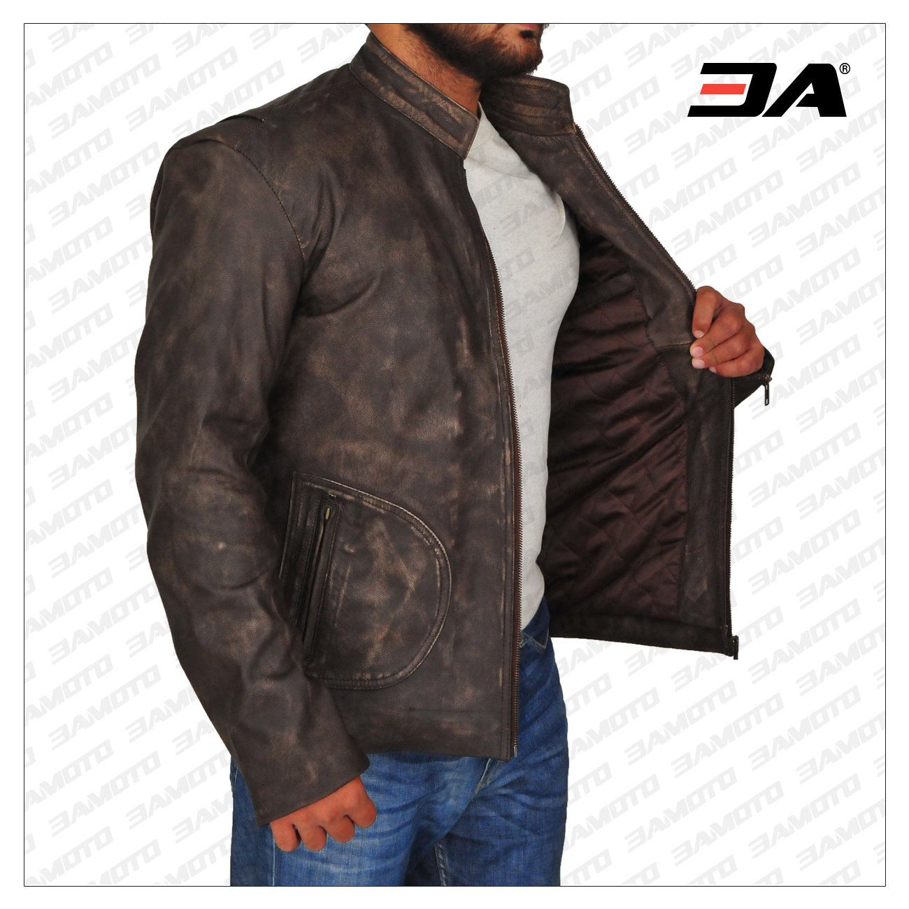 Hudson bay men's leather on sale jackets