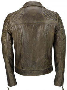Men's Brown Casual Leather Jacket