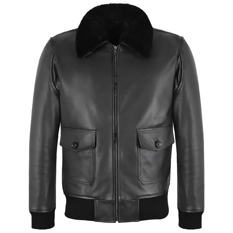 Men Black G-1 Flight Jacket