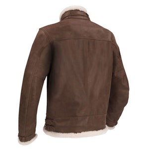 Men Leather Jacket Fur Collar