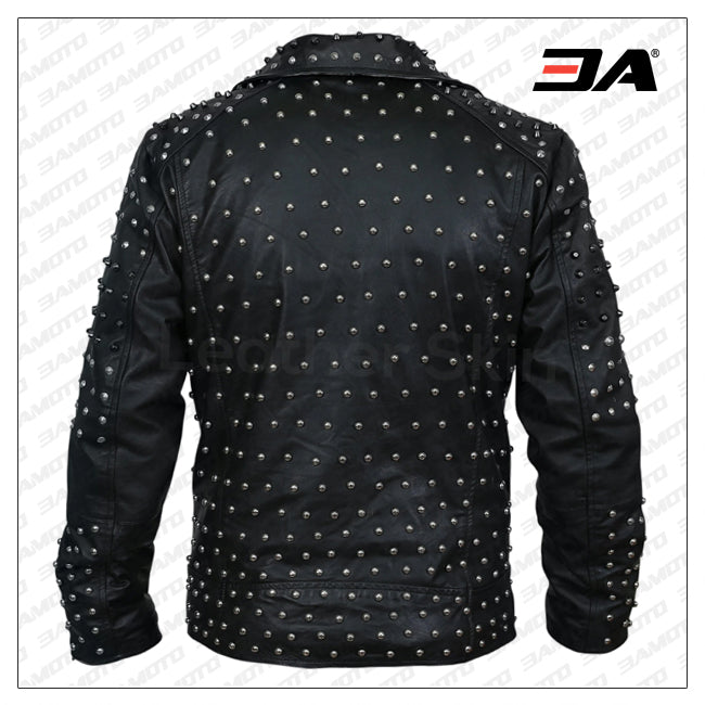 Studs Leather Jacket