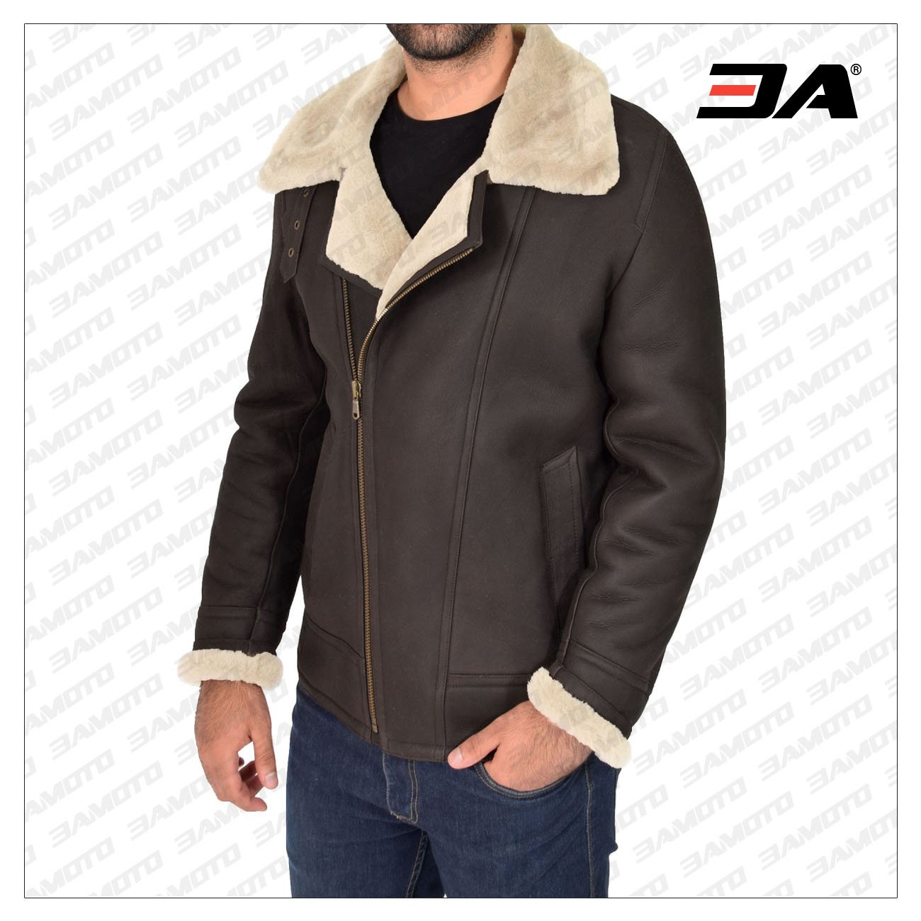 Men Biker Leather Jacket