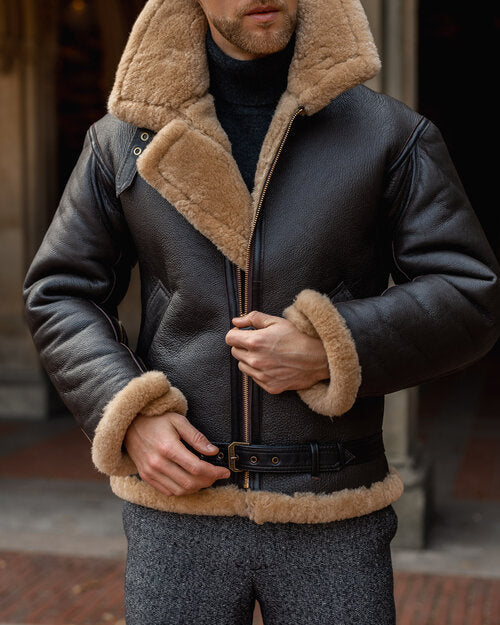 Shearling Leather Jacket