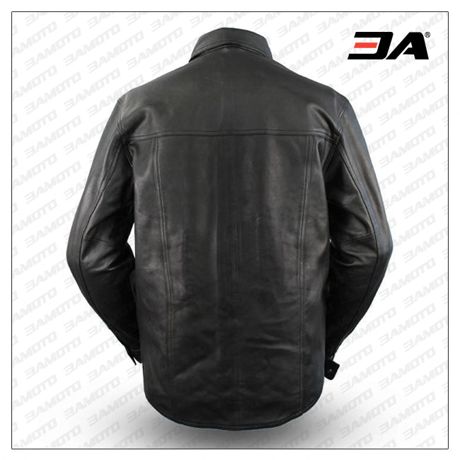 mens leather shirt for sale