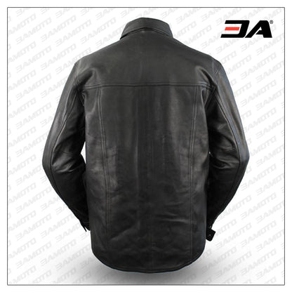 mens leather shirt for sale