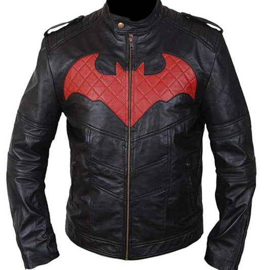 Men’s Batman Genuine Leather Jacket - Fashion Leather Jackets USA - 3AMOTO