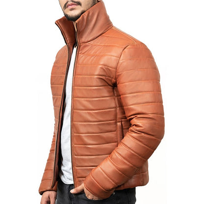 Mens Brown Leather Jacket