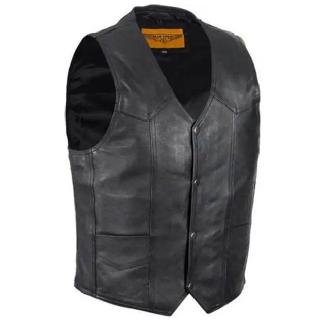 California MC Leather Biker Vest