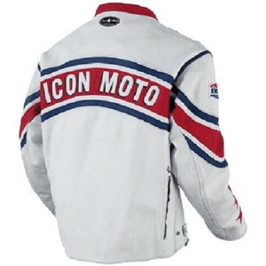 Mens Icon Leather Moto Jacket
