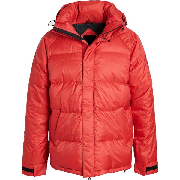 Mens Puffer Red Jacket