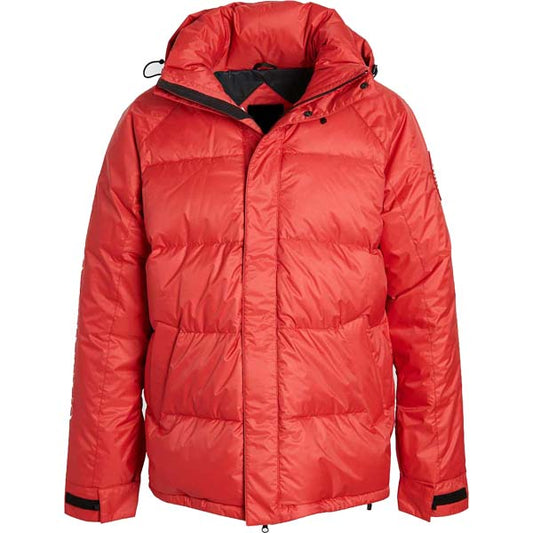 Mens Puffer Red Jacket - Fashion Leather Jackets USA - 3AMOTO