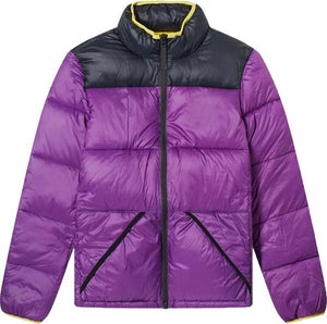 Mens Purple Puffer Jacket