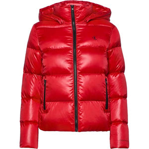 Mens Red Puffer Jacket