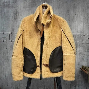 Mens Shearling Leather Jacket On Sale