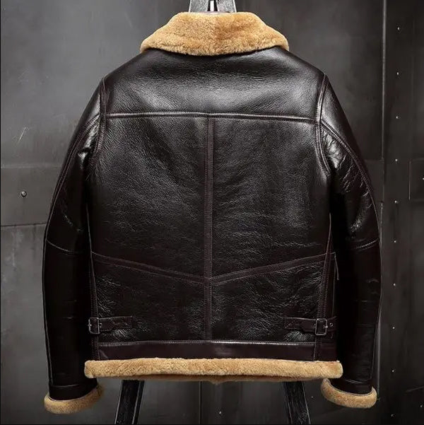 Mens Sheepskin Airforce Flight Jacket